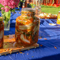 an amazing day produced lots of delicious organic Kimchi