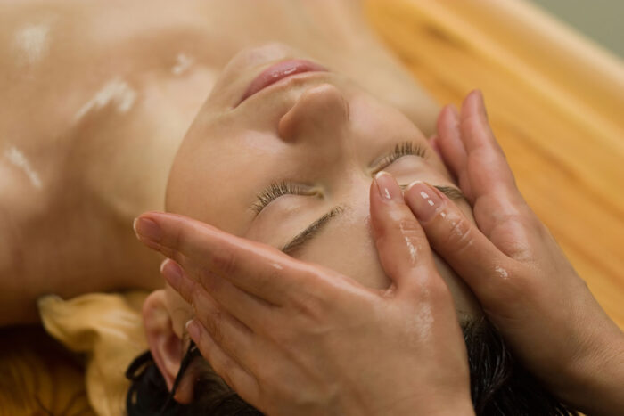 great Ayurvedic face massage