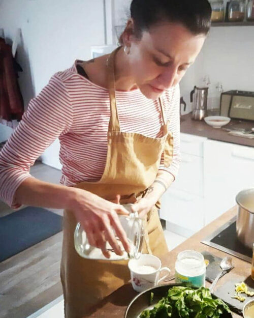 Sonja teaching great food