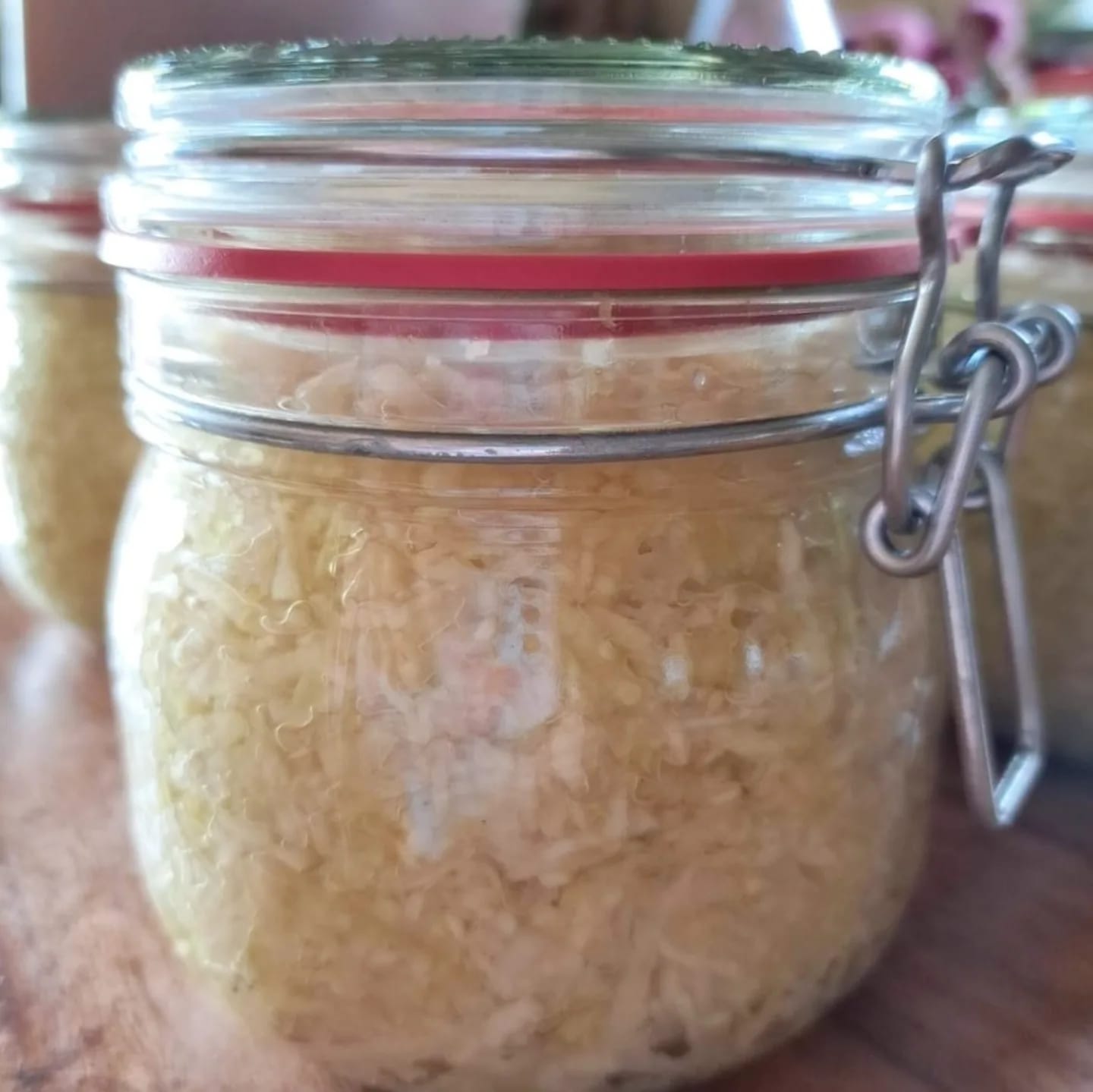 Arthur's Sauerkraut in our practical Weck clip-glass