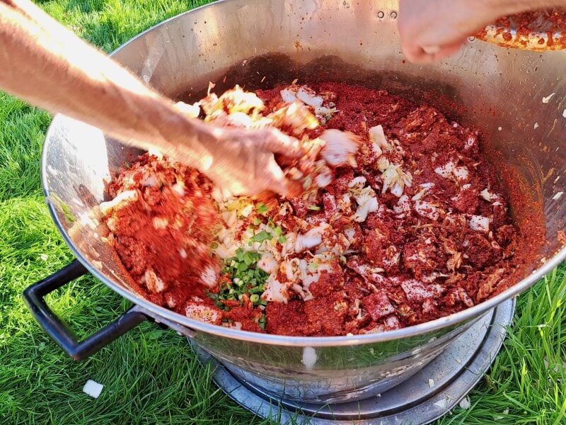 mixing in the Gochugaru-2 mixing in the Gochugaru